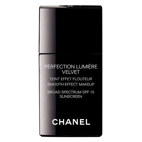 chanel perfection lumière velvet smooth effect makeup spf 15|Chanel perfection foundation.